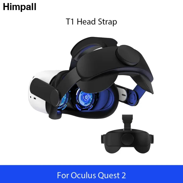 M2 Halo Strap for Oculus Quest 2 Adjustable Support Accessory - T1 Head Strap Black