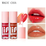 MAGIC CASA 6pcs/set Small bottle Hydrating Jelly Lip Oil long-lasting Moisturizing smooth shimmering Lip Hydrating