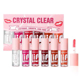 MAGIC CASA 6pcs/set Small bottle Hydrating Jelly Lip Oil long-lasting Moisturizing smooth shimmering Lip Hydrating