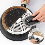 Magic Emery Sponge Brush Wipe Eraser Cleaner Kitchen Bath Rust Strong Decontamination Cleaning Tools With Handle