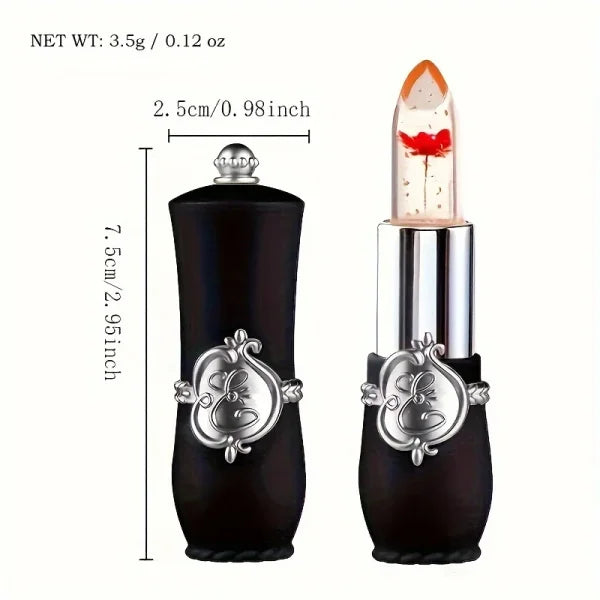 Magic Flower Jelly Lipstick Set – Color Changing Moisturizing Lip Balm, Long-Lasting Lip Gloss - Himpall