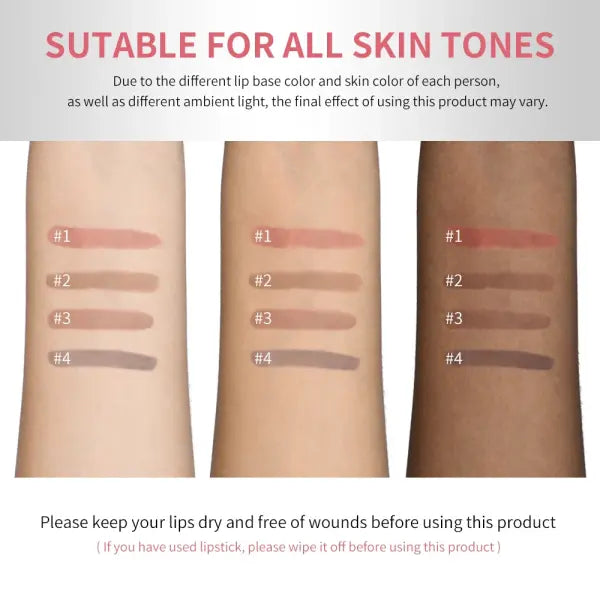 Magic Peel Off Lip Cosmetic Matte Lip Liner Pencil Long Lasting Waterproof Smudge Proof Transfer Proof Peel Off Lip