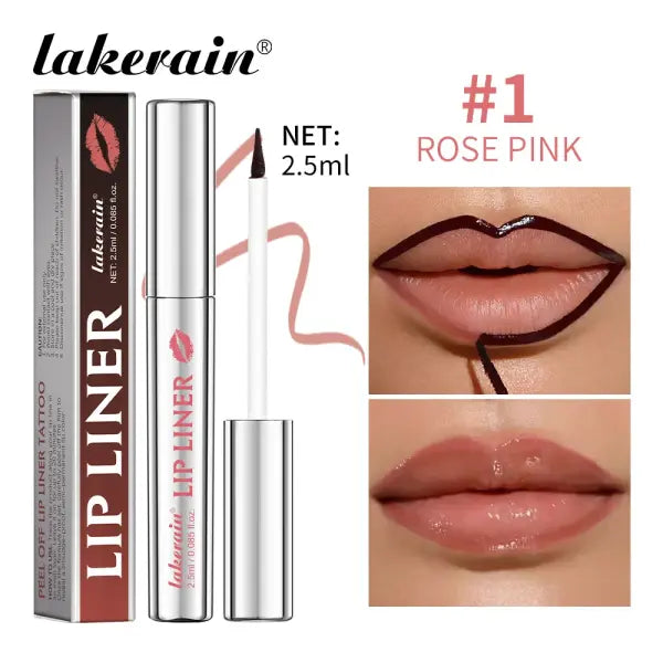 Magic Peel Off Lip Cosmetic Matte Lip Liner Pencil Long Lasting Waterproof Smudge Proof Transfer Proof Peel Off Lip