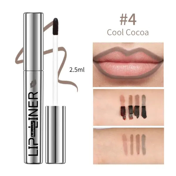 Magic Peel Off Lip Cosmetic Matte Lip Liner Pencil Long Lasting Waterproof Smudge Proof Transfer Proof Peel Off Lip