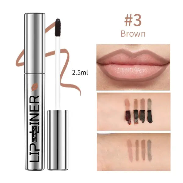 Magic Peel Off Lip Cosmetic Matte Lip Liner Pencil Long Lasting Waterproof Smudge Proof Transfer Proof Peel Off Lip