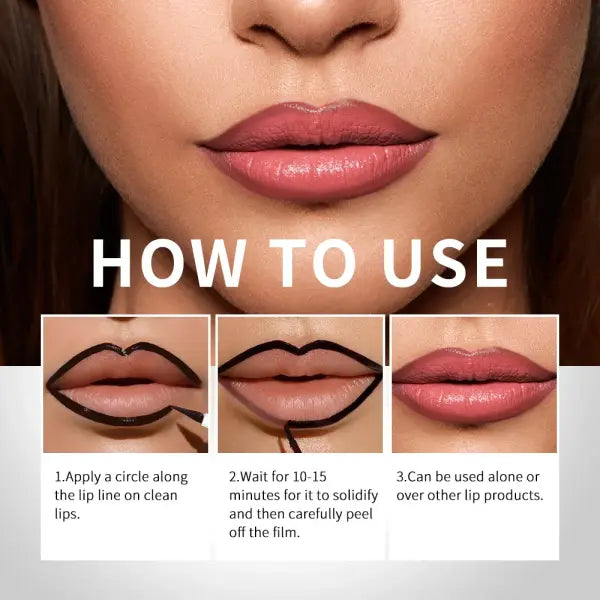 Magic Peel Off Lip Cosmetic Matte Lip Liner Pencil Long Lasting Waterproof Smudge Proof Transfer Proof Peel Off Lip