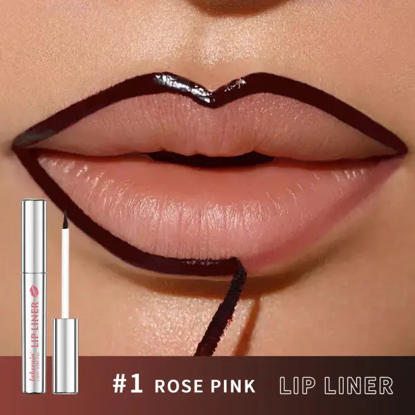 Magic Peel Off Lip Cosmetic Matte Lip Liner Pencil Long Lasting Waterproof Smudge Proof Transfer Proof Peel Off Lip