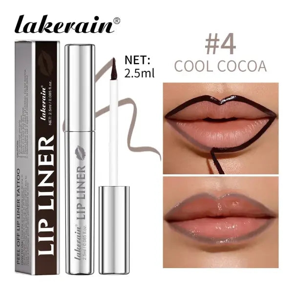Magic Peel Off Lip Cosmetic Matte Lip Liner Pencil Long Lasting Waterproof Smudge Proof Transfer Proof Peel Off Lip