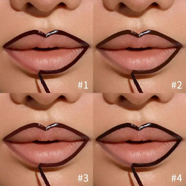 Magic Peel Off Lip Cosmetic Matte Lip Liner Pencil Long Lasting Waterproof Smudge Proof Transfer Proof Peel Off Lip