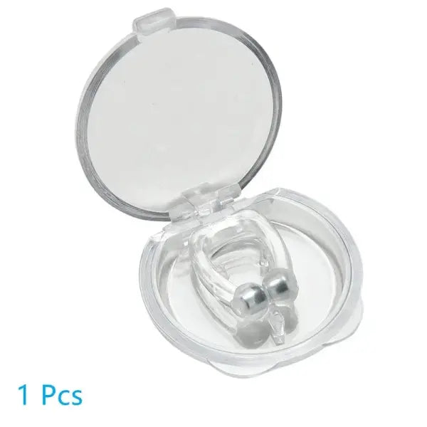 Magnetic Anti Snore Nose Clip Silicone Breathe Improve Sleeping Aid - 1 Pcs