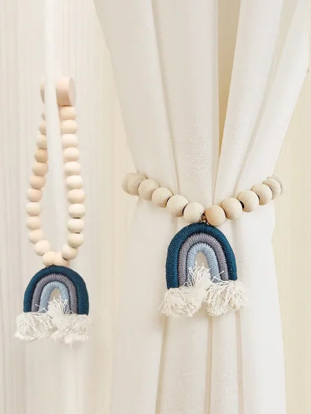 Magnetic Binding Straps - Fixed Curtain Holdbacks for Kids' Rooms - Himpall