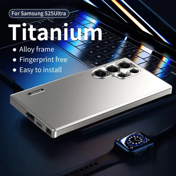 Galaxy S25 Ultra Drop Proof Cover Aluminum Magnetic Case