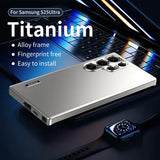Galaxy S25 Ultra Drop Proof Cover Aluminum Magnetic Case