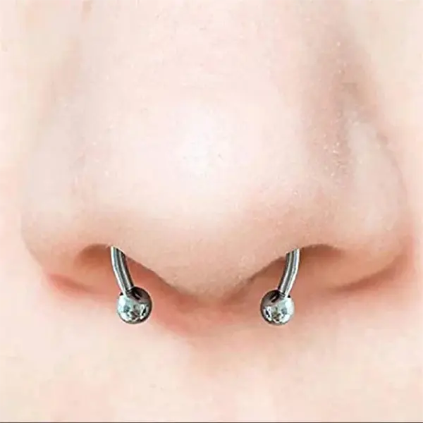 Magnetic Horseshoe Nose Rings 316L Stainless Steel Faux Septum Rings Fake Piercing Clip on Hoop Rings Gift for Women