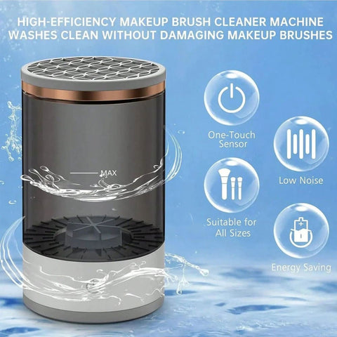 Makeup Brush Cleaner – Electric Makeup Brush Dryer and Cleaner - White