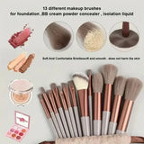 Makeup Brush Set Soft Fluffy Professiona Cosmetic Foundation Powder Eyeshadow Kabuki Blending Make Up Brush Beauty Tool