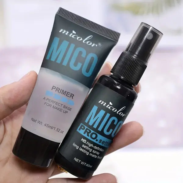 Makeup Set Primer and Setting Spray Duo for Longwear Poreless Finish
