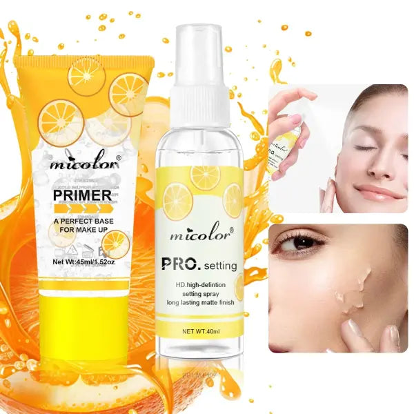 Makeup Set Primer and Setting Spray Duo for Longwear Poreless Finish - S3306-3