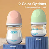 MAMIJOY Anti-Choke Baby Bottle Newborn Glass Bottles 90/160ML Anti-flatulence Milk Feeding Bottles Infant BPA Free 0-3