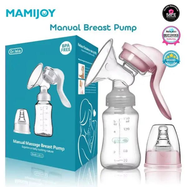 Manual Breast Pump – BPA-Free Baby Feeding Milk Suction Pump