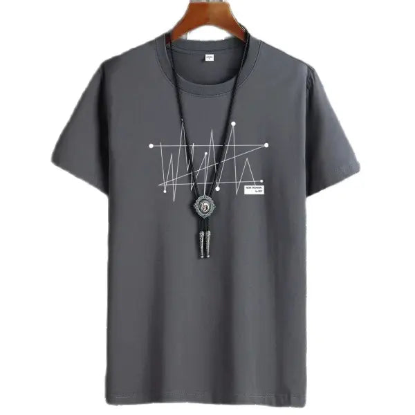 Men’s Oversized Goth Manga Graphic T-Shirt - 100% Cotton Heavyweight Streetwear Tee - Dark Aesthetic Alt Fashion Top