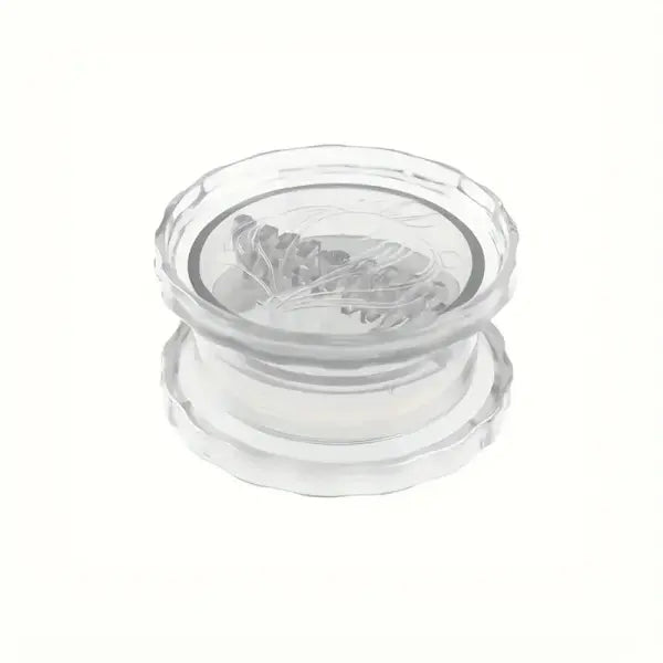 Manual Garlic Crusher Roll Chopper Kitchen Gadget for Easy Mincing - transparent