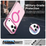 Matte Clear For Magsafe Wireless Charge Case for iPhone 17 Air 16 15 14 Plus 13 12 Pro Max Military Shockproof Candy