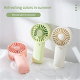 MEET SUN Portable Fan Convenient Creative Small Fan Pocket Hand-held Fan Lightweight AA Battery Handheld Mini Fan Air