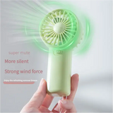 MEET SUN Portable Fan Convenient Creative Small Fan Pocket Hand-held Fan Lightweight AA Battery Handheld Mini Fan Air
