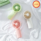 MEET SUN Portable Fan Convenient Creative Small Fan Pocket Hand-held Fan Lightweight AA Battery Handheld Mini Fan Air