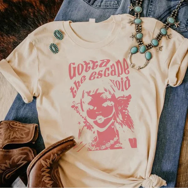 Melanie Martinez Manga T-Shirt - Harajuku Comic Tee for Women - Himpall