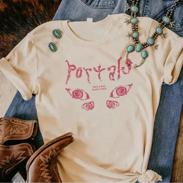 Melanie Martinez Manga T-Shirt - Harajuku Comic Tee for Women - Himpall