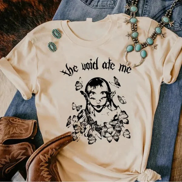 Melanie Martinez Manga T-Shirt - Harajuku Comic Tee for Women - Himpall