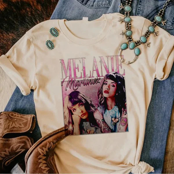 Melanie Martinez Manga T-Shirt - Harajuku Comic Tee for Women - Himpall