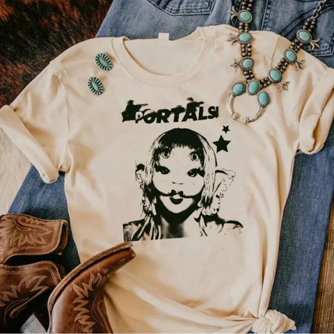Melanie Martinez Manga T-Shirt - Harajuku Comic Tee for Women - Himpall