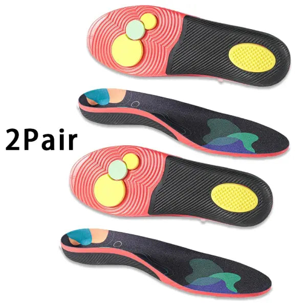 men and women arch support Orthopedic insoles Plantar fasciitis insoles sports shoes elastic shock-absorbing insoles