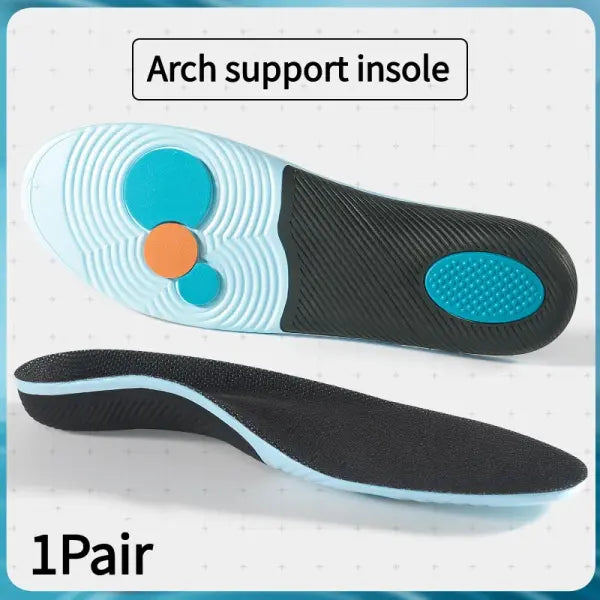men and women arch support Orthopedic insoles Plantar fasciitis insoles sports shoes elastic shock-absorbing insoles