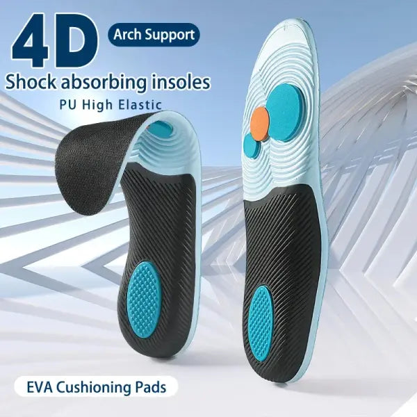 men and women arch support Orthopedic insoles Plantar fasciitis insoles sports shoes elastic shock-absorbing insoles