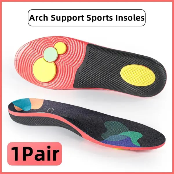 men and women arch support Orthopedic insoles Plantar fasciitis insoles sports shoes elastic shock-absorbing insoles