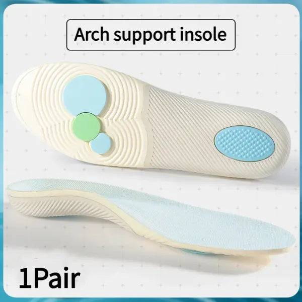 men and women arch support Orthopedic insoles Plantar fasciitis insoles sports shoes elastic shock-absorbing insoles