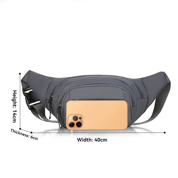 Canvas Fit Waistpack Polyester Fanny Pack for Running Casual