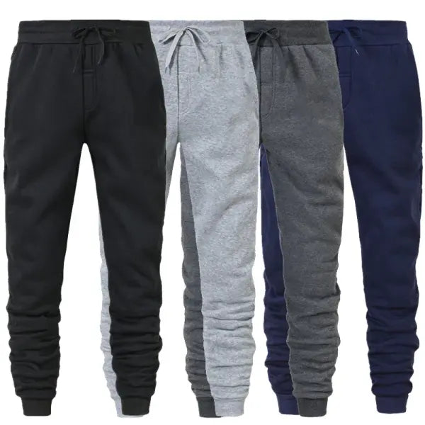 Men Casual Sports Pants Polyester Athletic Joggers
