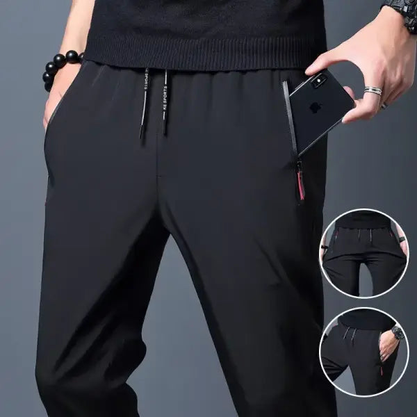Men Casual Pants Versatile Summer Straight Fit