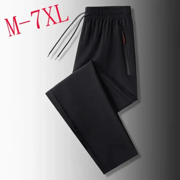 Men Casual Pants Versatile Summer Straight Fit - MX-8021hei / 6XL