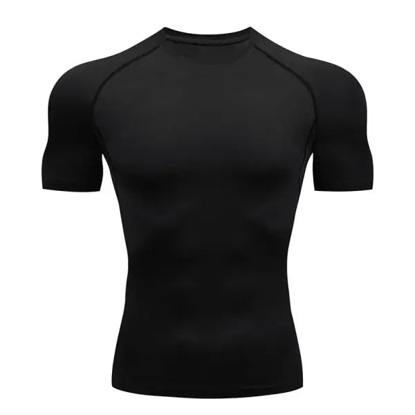 Men’s Dry Fit Compression Shirt Elastane Quick Dry Athletic Top