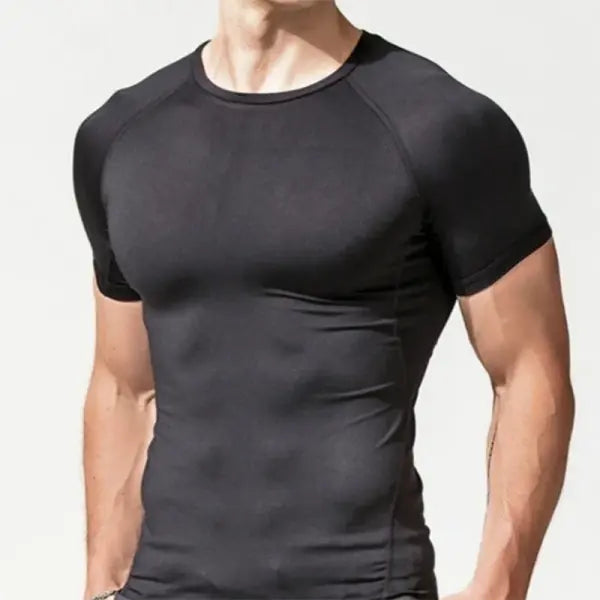 Men Compression Sportswear Standard Length – Quick Dry Gym Tee Men