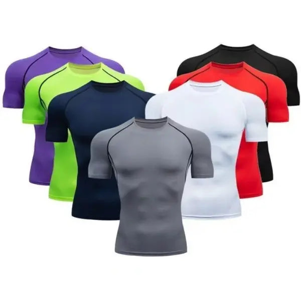Men Compression Sportswear Standard Length – Quick Dry Gym Tee Men