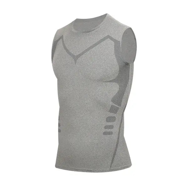 Men Compression Sportswear Standard Length – Quick Dry Gym Tee Men - image color 6 / XL