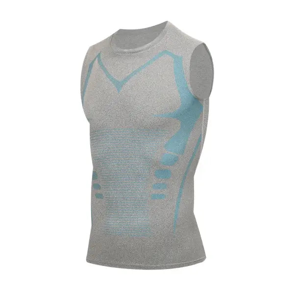Men Compression Sportswear Standard Length – Quick Dry Gym Tee Men - image color 12 / XXXL