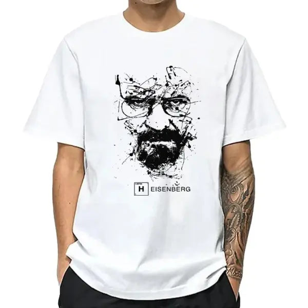 Men Fashion Casual Top Quality 100% Cotton Breaking Bad T Shirts Men Heisenberg Camisetas Hombre Men Cool Tee Shirt Tops